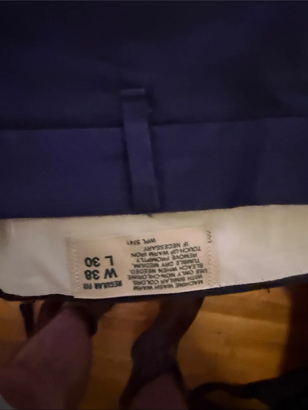Banana Republic Men's Dark Blue Dress Pants